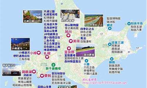 北海道夏季旅游攻略图,北海道夏季旅游攻略